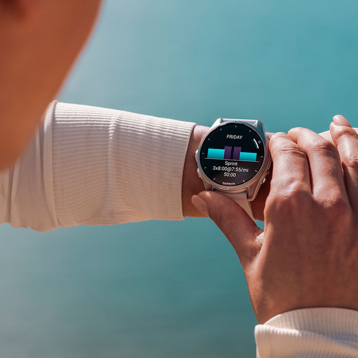 Shop Garmin fenix 43mm AMOLED Multisport Watch — TrackBetter