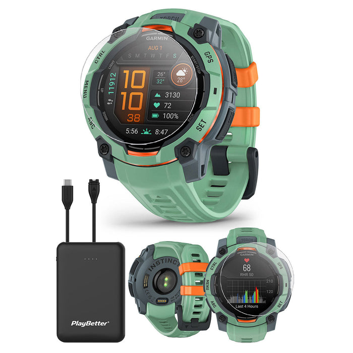 Garmin Instinct 3 Series Rugged GPS Smartwatch