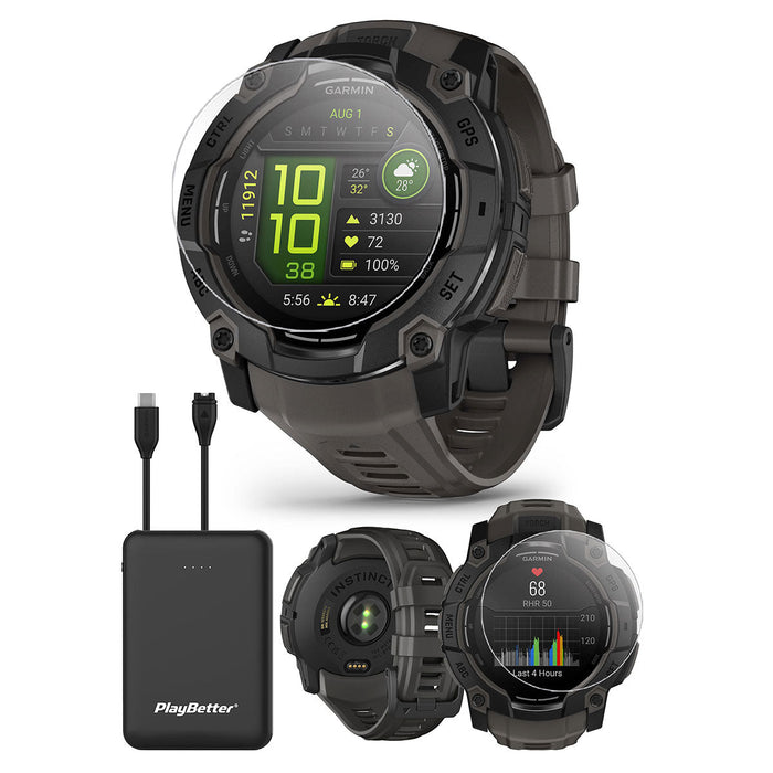 Garmin Instinct 3 Series Rugged GPS Smartwatch