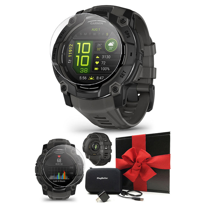 Garmin Instinct 3 Series Rugged GPS Smartwatch