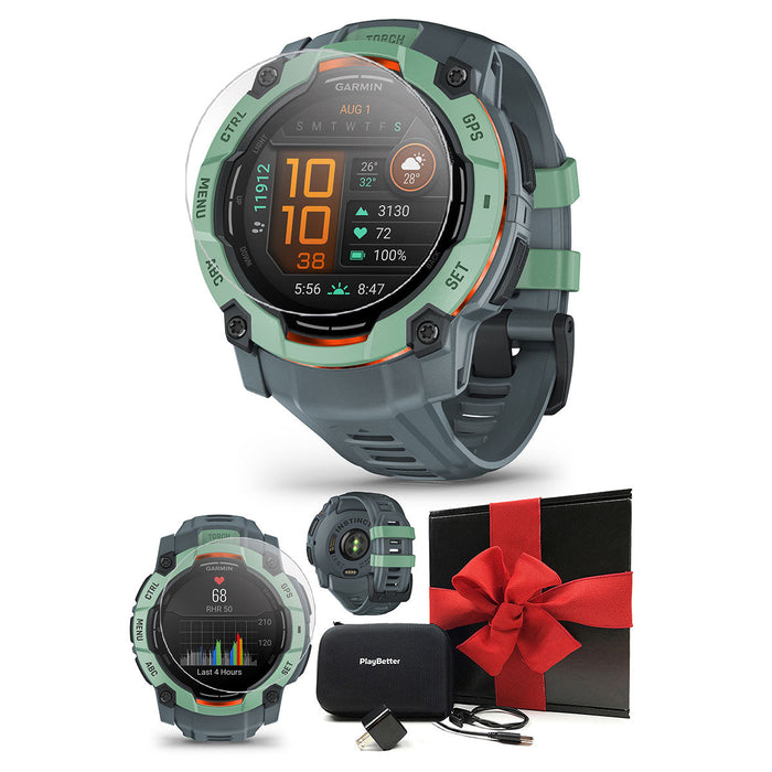 Garmin Instinct 3 Series Rugged GPS Smartwatch