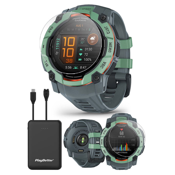 Garmin Instinct 3 Series Rugged GPS Smartwatch