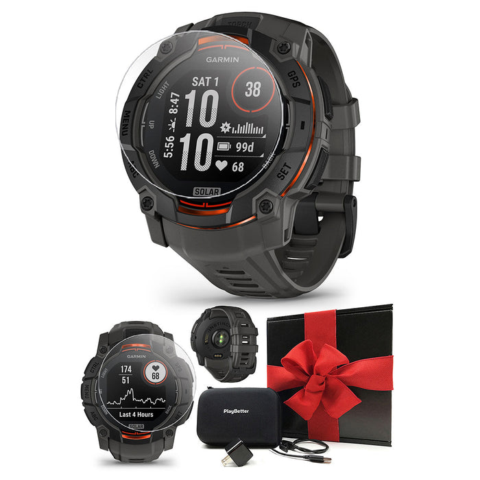 Garmin Instinct 3 Series Rugged GPS Smartwatch