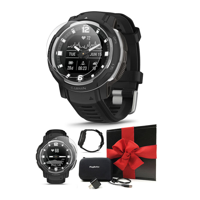 Garmin Instinct Crossover Rugged Hybrid GPS Smartwatch