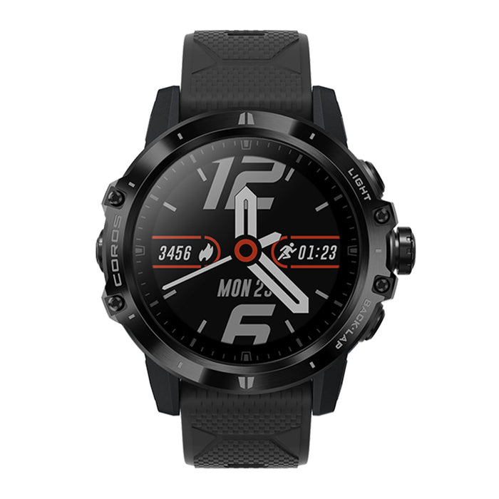 COROS VERTIX GPS Adventure Watch - Dark Rock - Front Angle