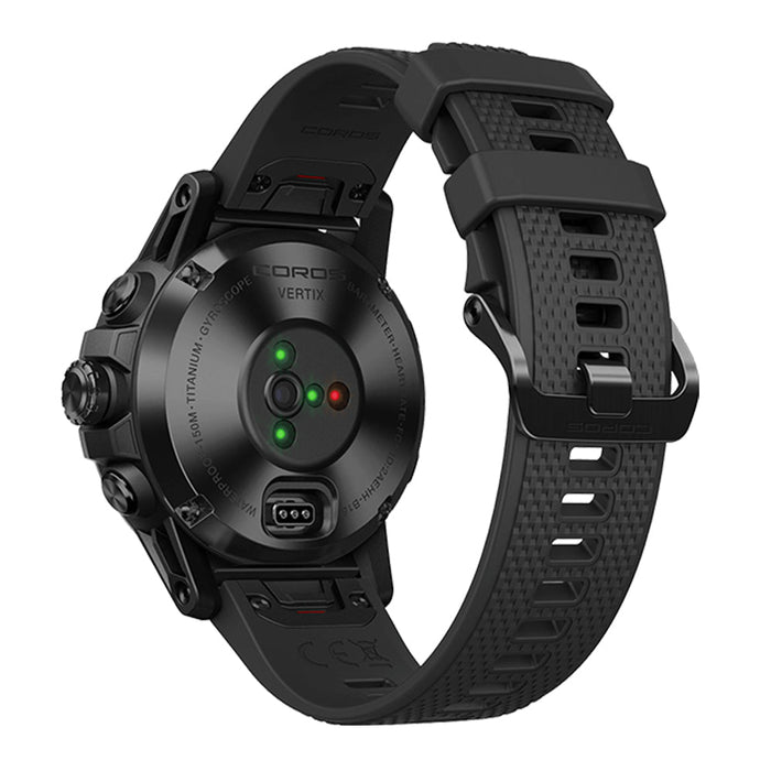 COROS VERTIX GPS Adventure Watch - Dark Rock - Back Angle