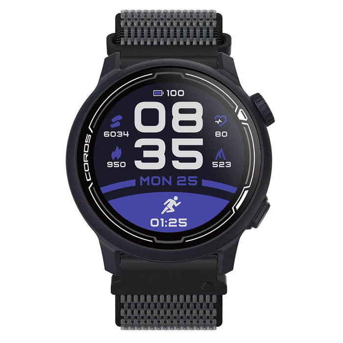 COROS PACE 2 Sport Smartwatch - Dark Navy/Nylon Strap - Front Angle