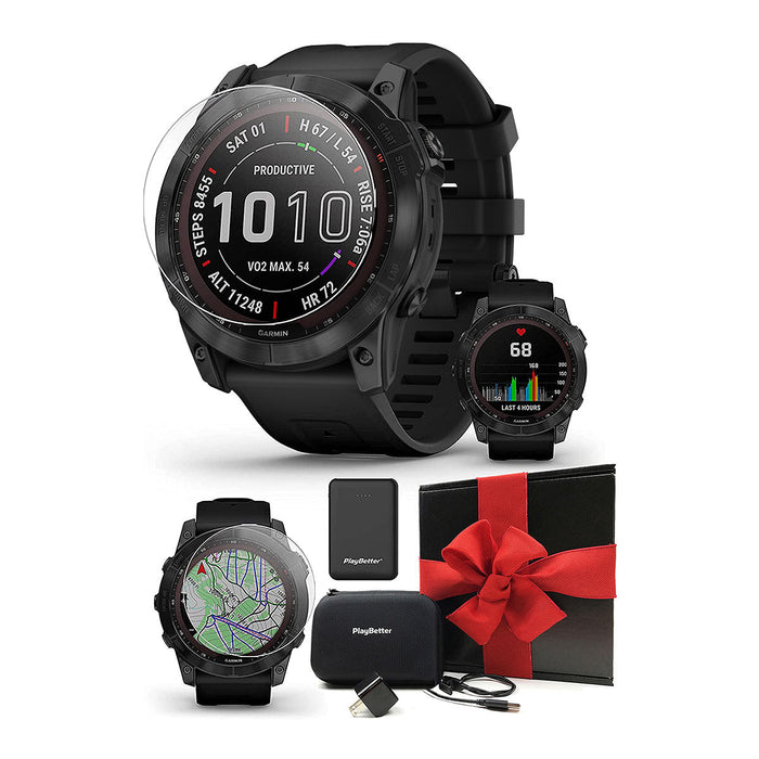 Garmin fenix 7X Solar / fenix 7X Sapphire Solar Multisport GPS Fitness Watch