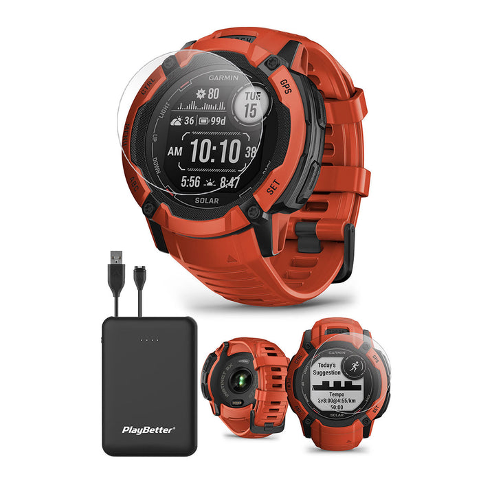 Garmin Instinct 2X Solar Rugged GPS Smartwatch