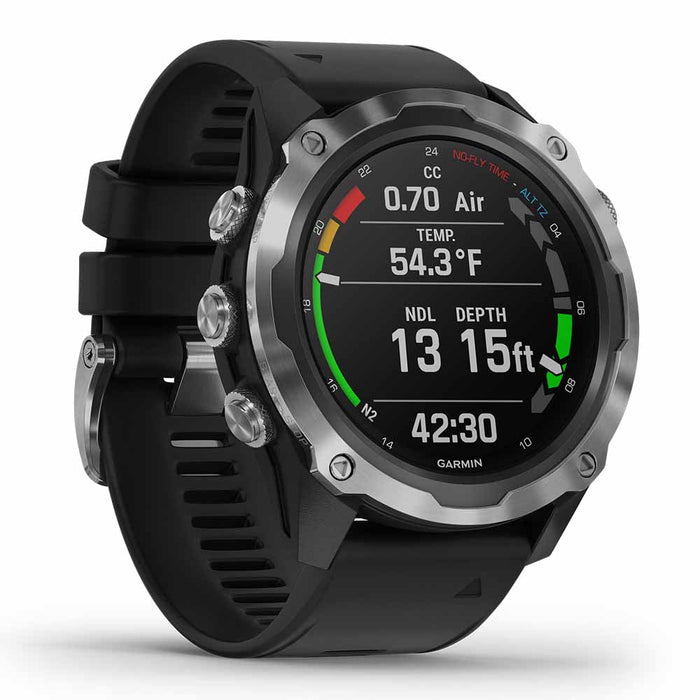 Garmin Descent MK2 Scuba Diving Watch - Left Angle