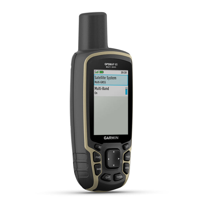  Garmin GPSMAP 65 Handheld Hiking GPS - Left Angle