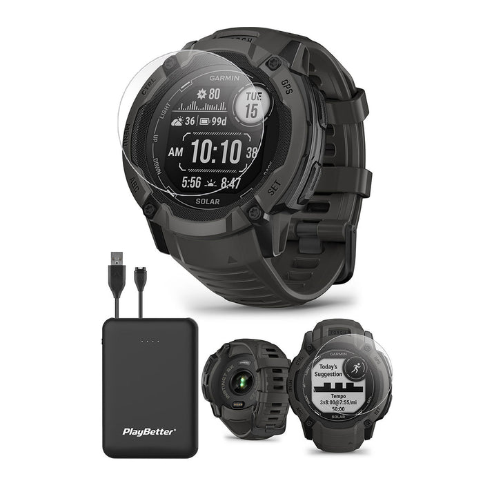 Garmin Instinct 2X Solar Rugged GPS Smartwatch