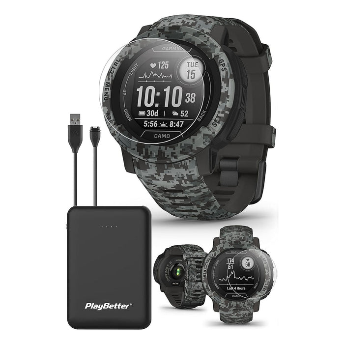 Garmin Instinct 2/2S Camo Rugged GPS Smartwatch