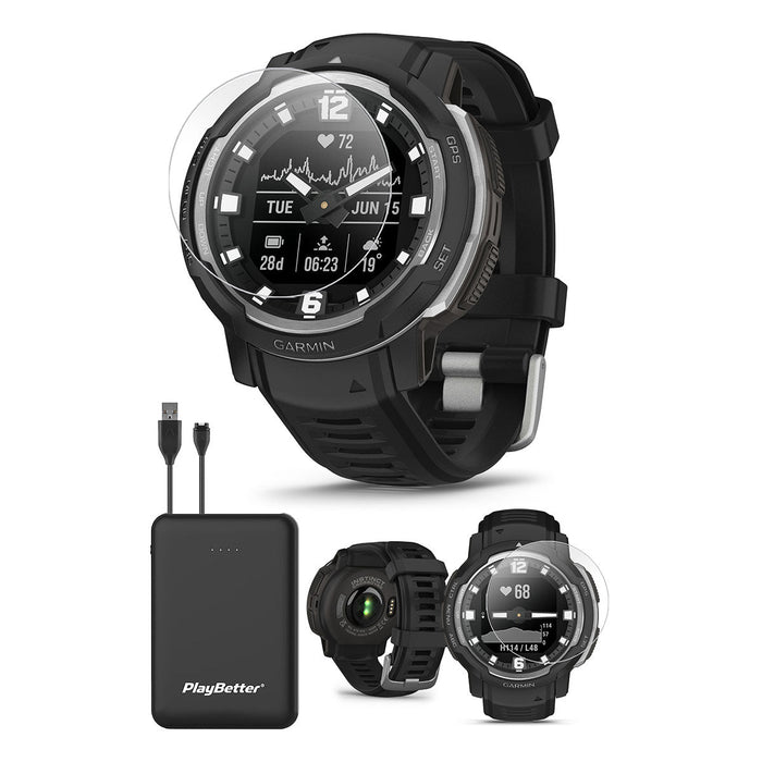 Garmin Instinct Crossover Rugged Hybrid GPS Smartwatch