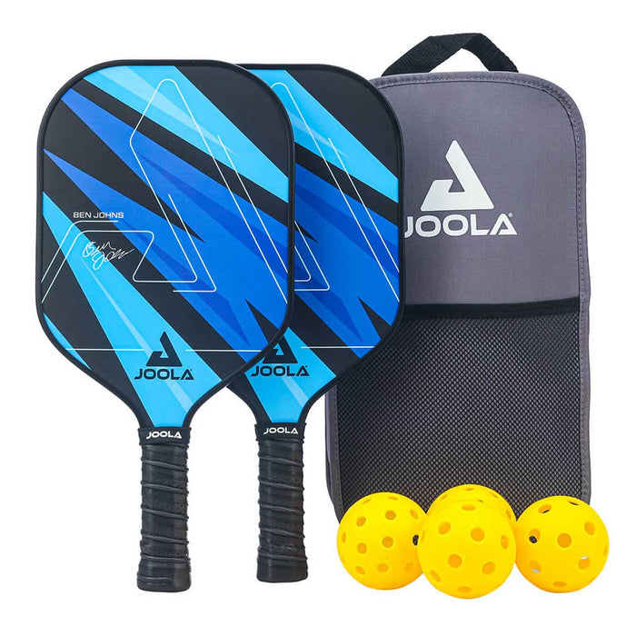 JOOLA Ben Johns Blue Lightning Pickleball Paddle Set