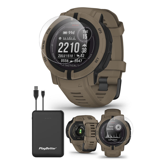 Garmin Instinct 2 Solar Tactical Rugged GPS Smartwatch