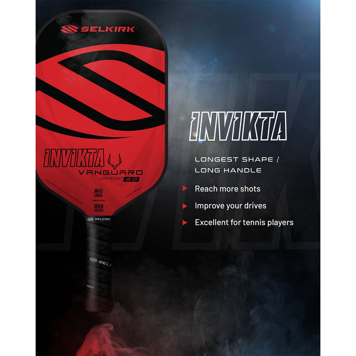 Selkirk VANGUARD 2.0 Invikta Midweight Pickleball Paddle