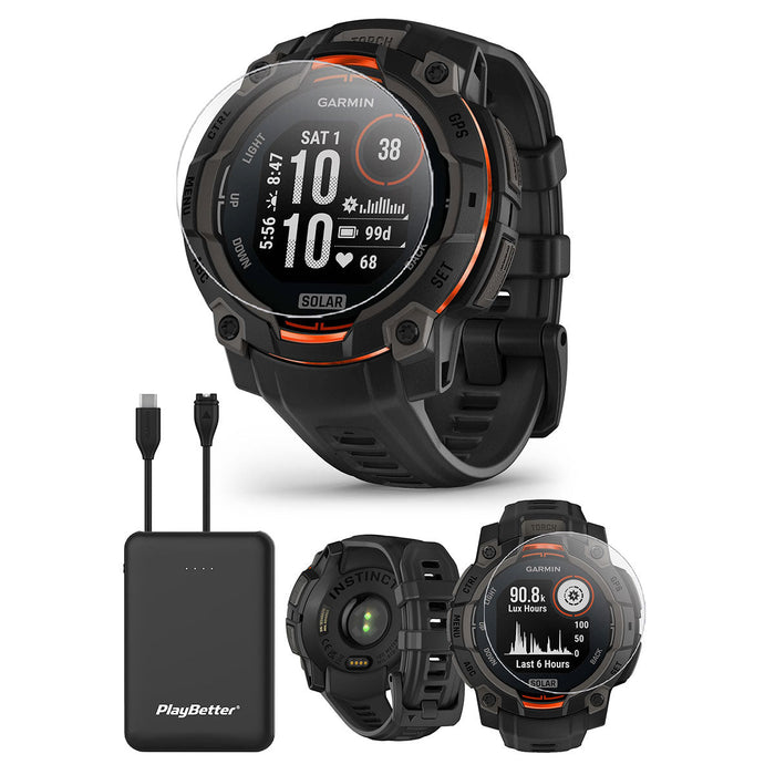 Garmin Instinct 3 Series Rugged GPS Smartwatch