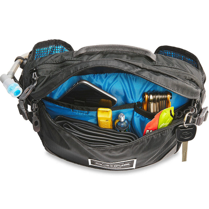 Dakine Hot Laps 5L Bike Waist Bag - Black - Cargo Pocket Organization 