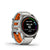 The fog gray/ember orange Garmin fenix 7 GPS multisport watch