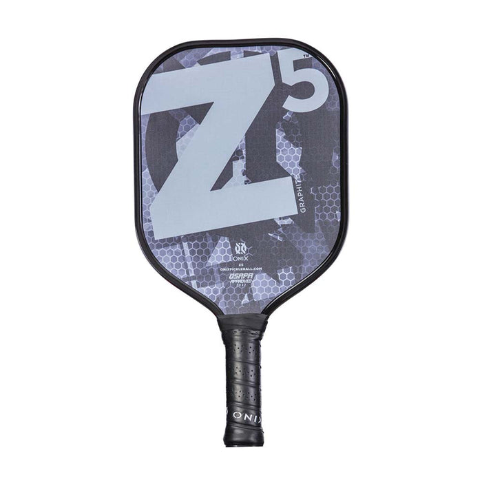 Onix Z5 MOD Series Graphite Pickleball - Black - Front Angle