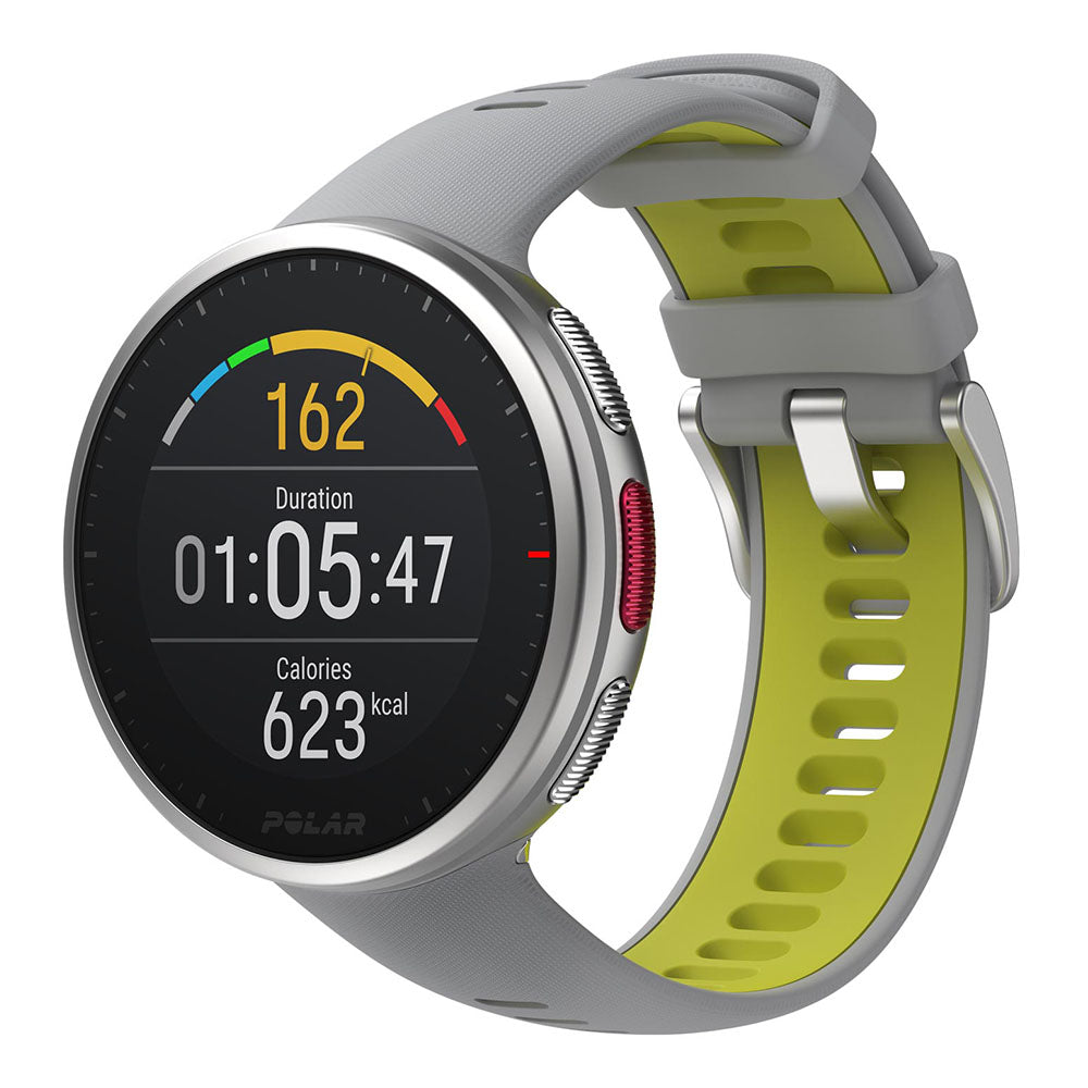 ほぼ新品 POLAR VANTAGE V2  グレイライム M-L polar-vantage-v2-gray-lime-